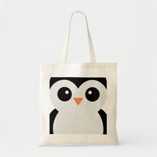 Bolsa Tote Sacola do pinguim (Frente)