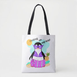 Bolsa Tote SACOLA do pinguim das férias