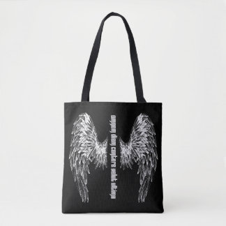 Bolsa Tote Sacola do preto do tatuagem de Donovan