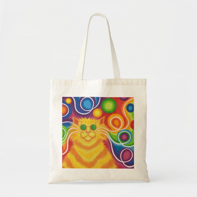 Bolsa Tote sacola do Psy-gato-delic (Frente)