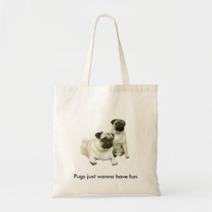 Bolsa Tote Sacola do Pug