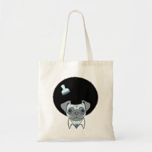Bolsa Tote Sacola do Pug do disco