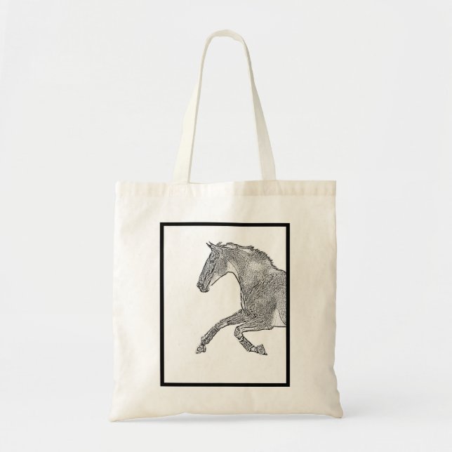 Bolsa Tote Sacola do puro-sangue (Frente)