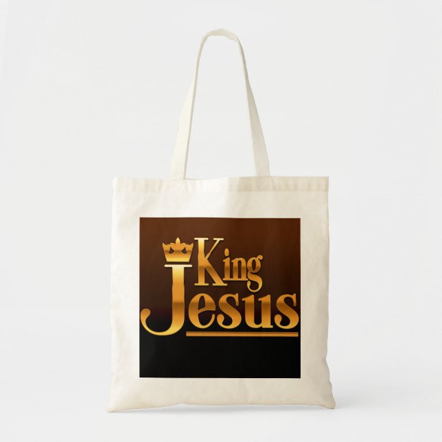 Bolsa Tote Sacola do rei Jesus (Frente)