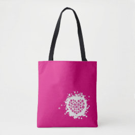 Bolsa Tote Sacola do rosa quente