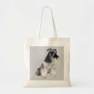 Bolsa Tote Sacola do Schnauzer diminuto