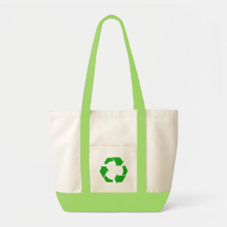 Bolsa Tote Sacola do símbolo do reciclar