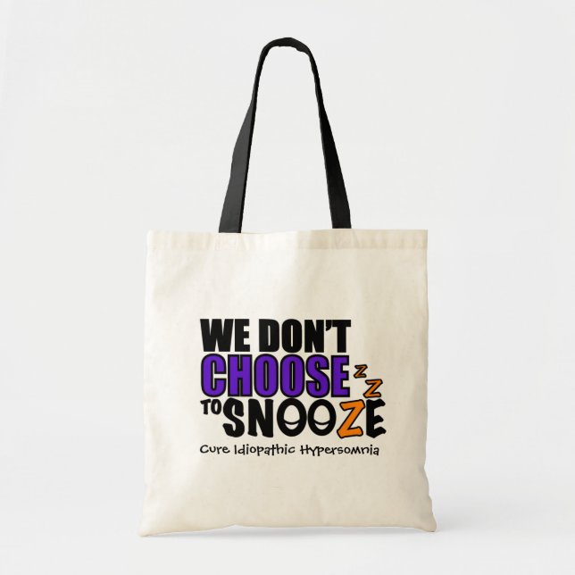 Bolsa Tote Sacola do Snooze (Frente)