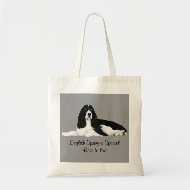 Bolsa Tote Sacola do Spaniel de Springer inglês (Frente)