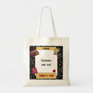 Bolsa Tote Sacola do tema da escola do divertimento