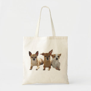 Bolsa Tote Sacola do trio da chihuahua