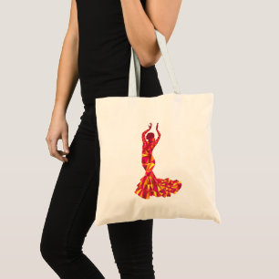 Bolsa Tote Sacola do viagem do dançarino do Flamenco