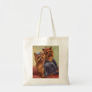 Bolsa Tote Sacola do vintage do yorkshire terrier