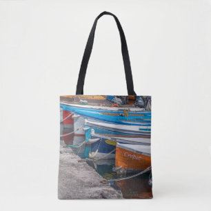Bolsa Tote Sacola dos barcos de pesca