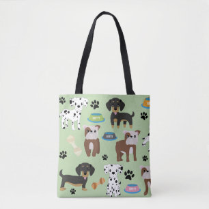 Bolsa Tote Sacola dos cães - grupo 3 do cão