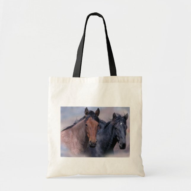 Bolsa Tote Sacola dos cavalos selvagens (Frente)