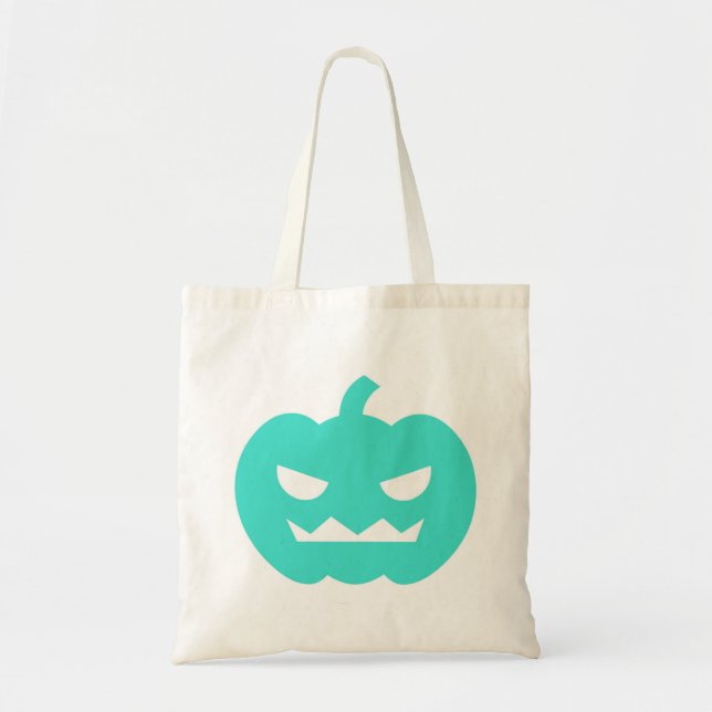 Bolsa Tote Sacola dos desenhos animados de Jack O'Lantern de (Frente)