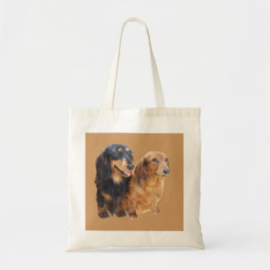 Bolsa Tote Sacola dos docinhos do Dachshund