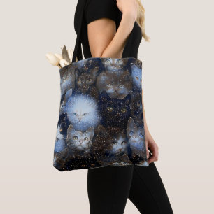 Bolsa Tote Sacola dos gatos da faísca