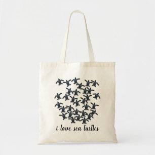 Bolsa Tote Sacola dos Hatchlings da tartaruga de mar do
