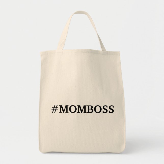 Bolsa Tote Sacola dos #MomBoss (Frente)