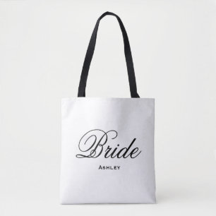 Bolsa Tote Sacola elegante da noiva do casamento do roteiro