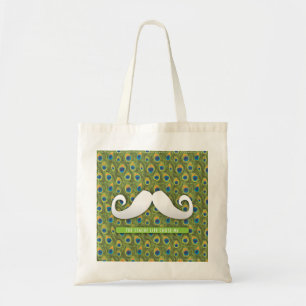 Bolsa Tote Sacola engraçada bonito do bigode com impressão 