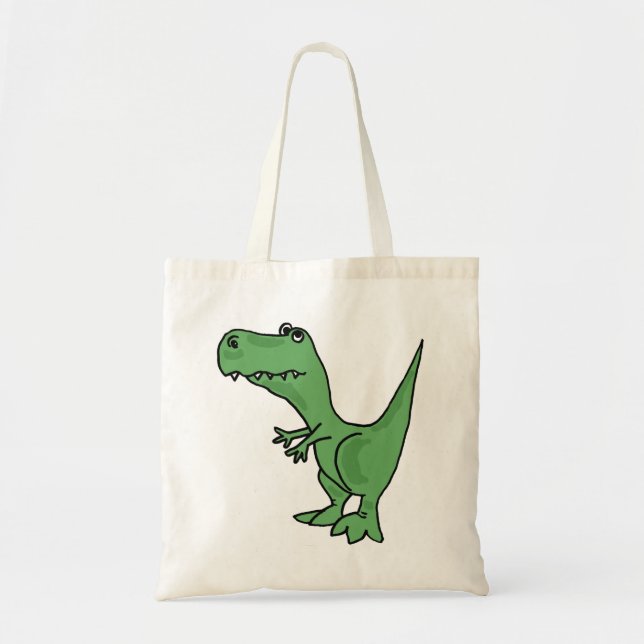 Bolsa Tote Sacola engraçada do CO T-rex (Frente)