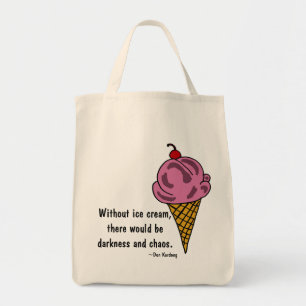 Bolsa Tote Sacola engraçada do sorvete CW