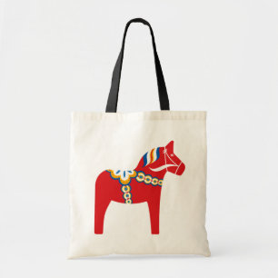 Bolsa Tote Sacola escandinava do cavalo do dala