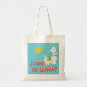 Bolsa Tote Sacola espanhola engraçada da chalaça do lama do
