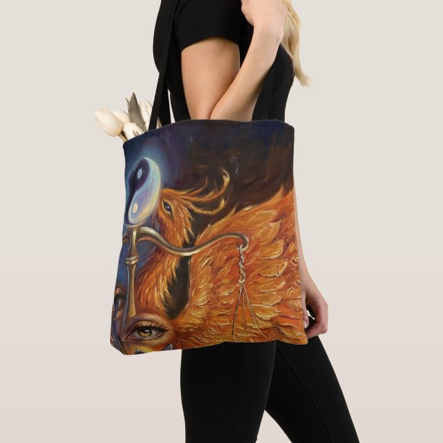 Bolsa Tote Sacola Espiritual Phoenix Balance (Close Up)