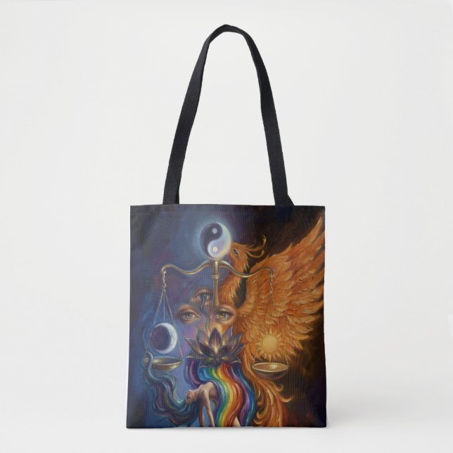 Bolsa Tote Sacola Espiritual Phoenix Balance (Frente)