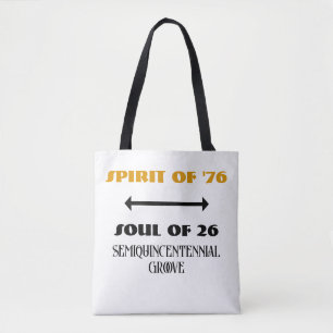 Bolsa Tote Sacola Espiritual Retro de '76 Alma de '26