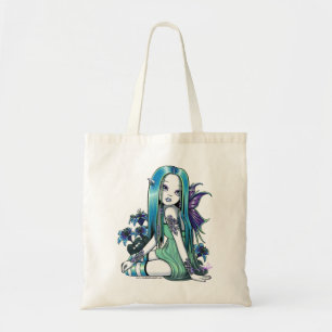 Bolsa Tote Sacola feericamente da arte de Lilly da lua gótic