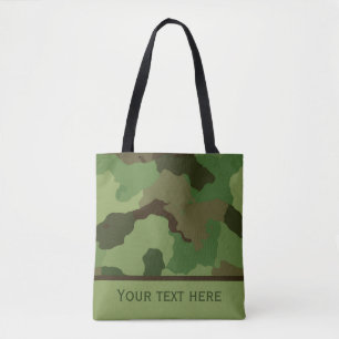 Bolsa Tote Sacola feita sob encomenda da camuflagem
