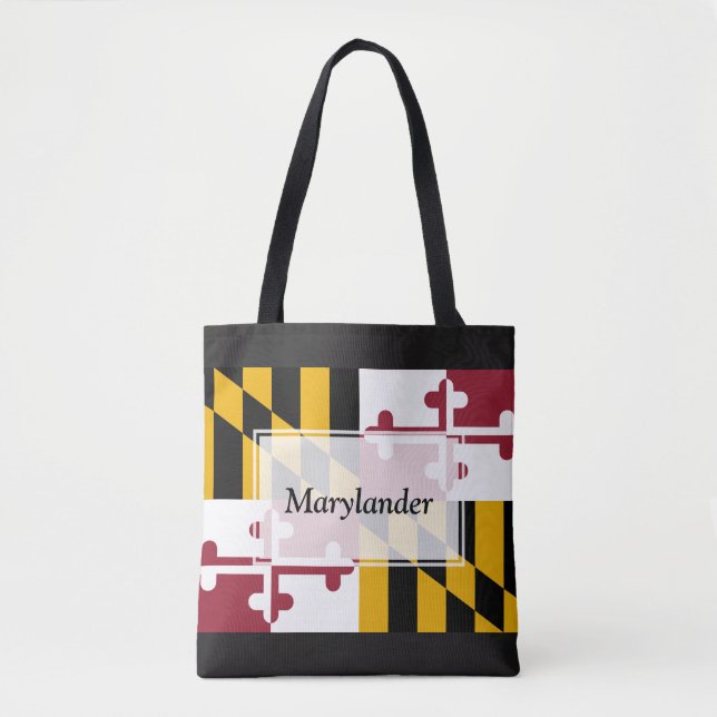 Bolsa Tote Sacola feita sob encomenda de Marylander (Frente)