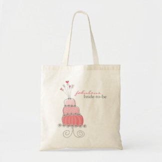 Bolsa Tote Sacola feita sob encomenda nupcial cor-de-rosa