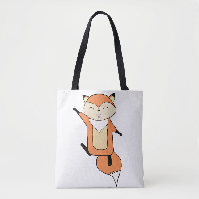 Bolsa Tote Sacola feliz do Fox (Frente)