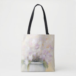 Bolsa Tote Sacola floral abstrata de "agosto"