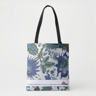 Bolsa Tote Sacola floral do LA do museu da tapeçaria
