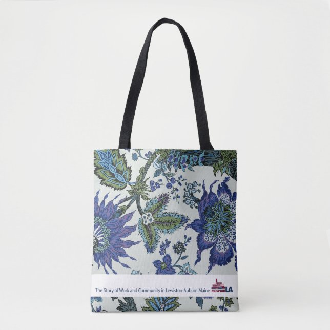 Bolsa Tote Sacola floral do LA do museu da tapeçaria (Frente)