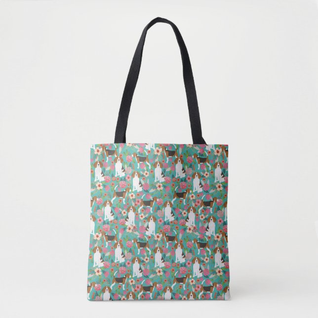 Bolsa Tote Sacola floral do lebreiro (Frente)
