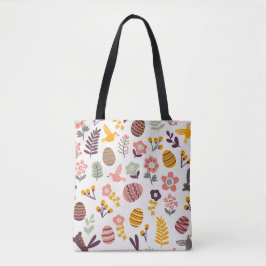Bolsa Tote Sacola floral do teste padrão | do primavera da