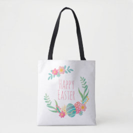 Bolsa Tote Sacola floral simples do felz pascoa |