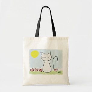 Bolsa Tote Sacola - gato no Sun