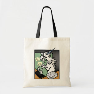 BOLSA TOTE SACOLA GRÁFICA DO ORÇAMENTO DO UNICÓRNIO DE
