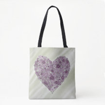 Sacola Heart of Flowers