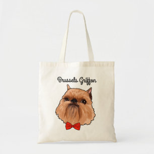 Bolsa Tote Sacola ilustrada Griffon de Bruxelas
