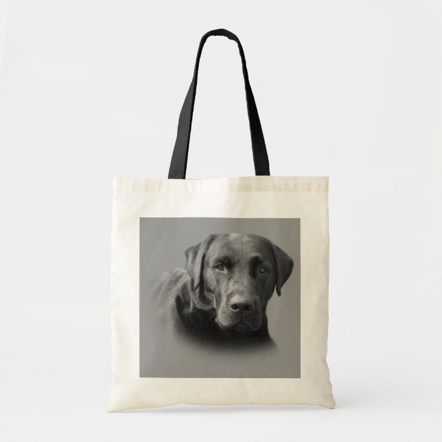 Bolsa Tote Sacola impressionante de labrador retriever (Frente)